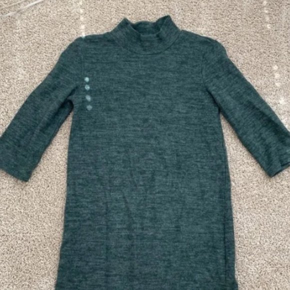 Zara Green Shift Dress - S - Picture 2 of 2